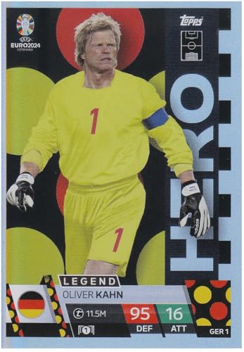 Oliver Kahn Torwart Hero Legend Rainbow Foil Glitzer Fußball Sammelkarte GER 1 Oliver Kahn Torwart Hero Legend Rainbow Foil Glitzer Fußball Sammelkarte GER 1 von Generisch