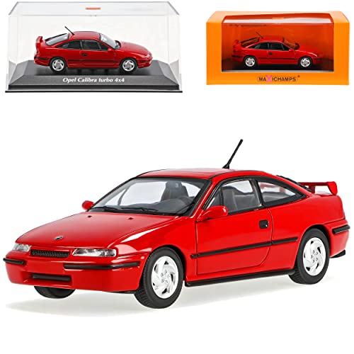 Opel Calibra Coupe Rot 1993-1997 1/43 Minichamps Maxichamps Modell Auto von Generisch