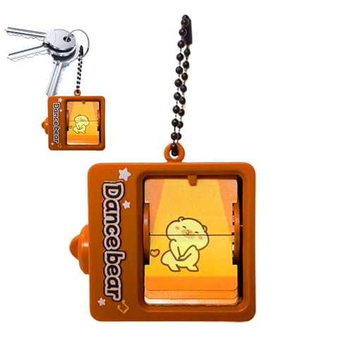 Optische Illusionsspielzeuge - Seite Drehen Animation, Rucksack Anhänger, farbenfrohes Muster | Nettes interaktives Spielzeug, lustiges Lerngeräte (für Kinder, Geburtstag, Schule, Urlaub, Partygunst, von Generisch