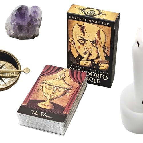 Oracle Karten | 50 Stuck Spirituelles Kartenset Anfänger | Wahrsagekarten Inspiration Achtsamkeit | Farbiges Orakel Deck für Kinder Jugendliche Erwachsene Meditation von Generisch