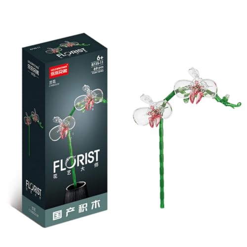 Orchidee Bausteine Set – Kreative DIY Deko Blume, Botanisches Spielzeug | Geschenkidee für Mädchen & Frauen Orchidee Bausteine Set – Kreative DIY Deko Blume, Botanisches Spielzeug | Geschenkidee für Mädchen & Frauen von Generisch