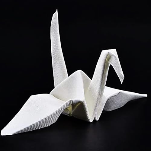 Origamagic Magic Trick Magic Origami Papier für Kinder Schals zu Papier Kranichtrick für Zauberer (Weiß) von Generisch