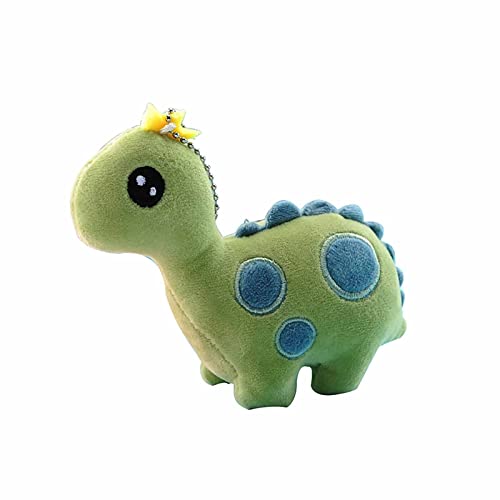 Original Plüschtier Dinosaurier Puppe Puppe Puppe Maschine Plüsch Anhänger Miniplüschtier Set (B, One Size) von Generisch