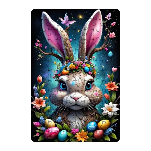 Ostereier Puzzle, Bunny 130-teiliges OsterPuzzle Frühlings-HasenPartytüten-Geschenke, Ostern-Puzzle Für Erwachsene, Dekoratives Ostern-Kunstpuzzle, Niedliche Osterhasen-Puzzles Ostereier Puzzle, Bunny 130-teiliges OsterPuzzle Frühlings-HasenPartytüten-Geschenke, Ostern-Puzzle Für Erwachsene, Dekoratives Ostern-Kunstpuzzle, Niedliche Osterhasen-Puzzles von Generisch
