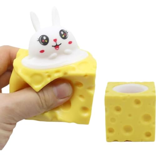 Osterhasen-Quetschspielzeug Anti Stress Spielzeug Bälle Käse Kaninchen Ostergeschenke , Antistressball für Kinder Erwachsene Ostern Geburtstagsgeschenk,4*4cm, Die Farbe ist Zufällig Osterhasen-Quetschspielzeug Anti Stress Spielzeug Bälle Käse Kaninchen Ostergeschenke , Antistressball für Kinder Erwachsene Ostern Geburtstagsgeschenk,4*4cm, Die Farbe ist Zufällig von Generisch