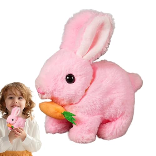Osterplüsch Kaninchenspielzeug, Stofferbunny for Girls - Gefüllte tierische Osterplüschspielzeug | Interaktives Spiel süße Puppen, Springen und Schütteln von Ohrenkaninchen, Bildungsspielzeug für Mädc Osterplüsch Kaninchenspielzeug, Stofferbunny for Girls - Gefüllte tierische Osterplüschspielzeug | Interaktives Spiel süße Puppen, Springen und Schütteln von Ohrenkaninchen, Bildungsspielzeug für Mädc von Generisch