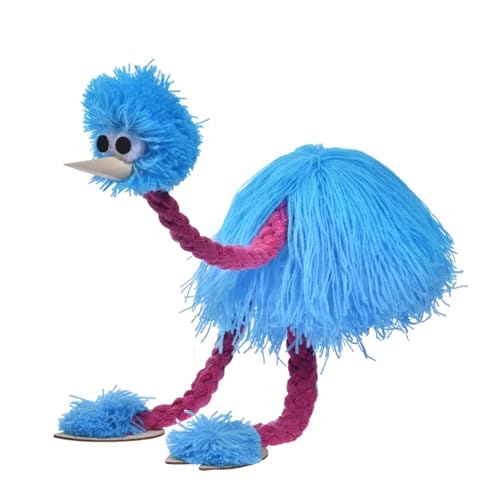 Ostrich Puppet - Handgefertigte Strauße Marionette Puppen String Puppe, Tiere Marionette Performance Plüsch, Training Der Koordinationsfähigkeit Von Kindern von Generisch