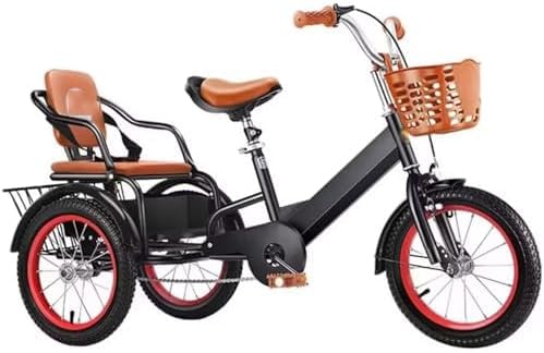 Outdoor Dreirad mit Pedalen, Luftreifen und Tandemsitz für Reisen und Freizeitreiten von Generisch