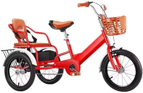 Outdoor Dreirad mit Pedalen, Luftreifen und Tandemsitz für Reisen und Freizeitreiten von Generisch