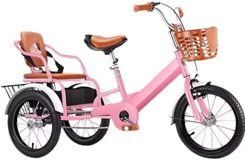 Outdoor Dreirad mit Pedalen, Luftreifen und Tandemsitz für Reisen und Freizeitreiten von Generisch