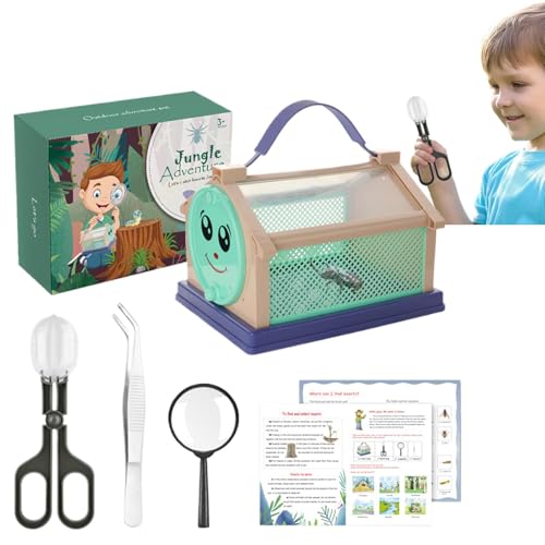 Outdoor Explorer Kit, Fly Catching Kit - Camping Science Fly Catching Kit,Kinder Bildung Spielzeug lustiger Beobachtung Container für Kinder Mädchen von Generisch