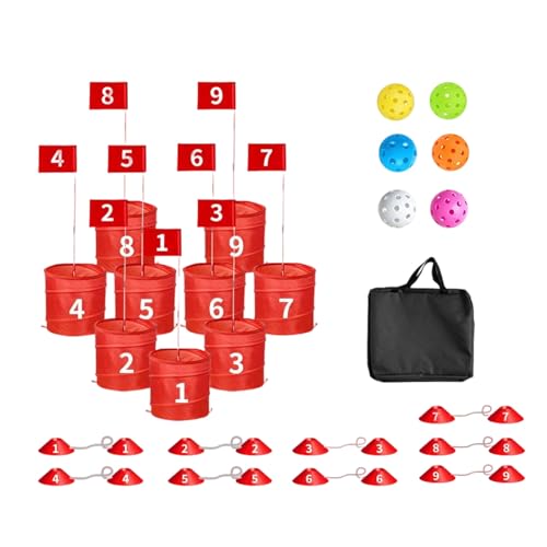 Outdoor-Golfspiel – 44 x 50 x 35 cm Rasen-Putting-Set zum Üben, Familienspaß mit 9-Loch-Zielplatz, tragbares grünes Zubehör für Sport, , Hinterhof, Party, Papas Freizeit Outdoor-Golfspiel – 44 x 50 x 35 cm Rasen-Putting-Set zum Üben, Familienspaß mit 9-Loch-Zielplatz, tragbares grünes Zubehör für Sport, , Hinterhof, Party, Papas Freizeit von Generisch