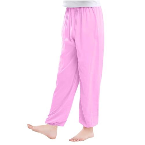 Outdoor-Hose für Jungen und Mädchen, Haremshose, elastische Taille, Kleidung, Kung-Fu-Sommer, Manschetten, Knöchel, Fußball, Training, Jogginghose, Kampfsport, lässig, Streetwear Outdoor-Hose für Jungen und Mädchen, Haremshose, elastische Taille, Kleidung, Kung-Fu-Sommer, Manschetten, Knöchel, Fußball, Training, Jogginghose, Kampfsport, lässig, Streetwear von Generisch