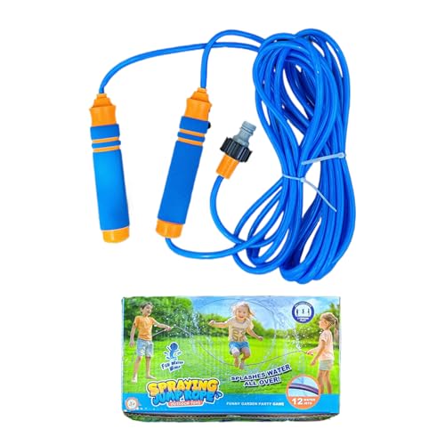 Outdoor Sprinkler Für Kinder, Springseil & Wasserspielzeug, 2-in-1 Interaktives Spielzeug Springseil mit Sprühdüsen + Outdoorspaß für Familienfeste Outdoor Sprinkler Für Kinder, Springseil & Wasserspielzeug, 2-in-1 Interaktives Spielzeug Springseil mit Sprühdüsen + Outdoorspaß für Familienfeste von Generisch
