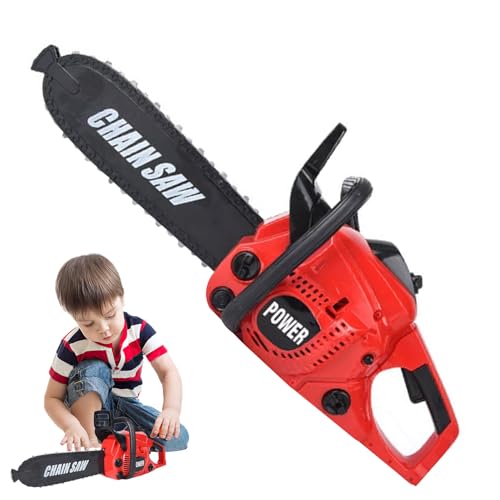 Outside Kids Chainsaw Toy - Simulationsmäher -Kettensägen -Gartenwerkzeuge - Täuschen Sie das Tool für das Spielen von Spielern, Kids Construction Gartenspielzeug, Simulationsmähungskettensäge von Generisch