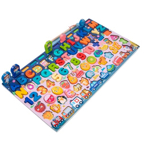 PEGBOARD Holzpuzzle - PUZLE LEHRUNGSINGENIVE, Pegs Puzzle für Kinder, Lernspielzeug | Buntes Angelbrett mit Holzstücken, Spielzeug im Alter PEGBOARD Holzpuzzle - PUZLE LEHRUNGSINGENIVE, Pegs Puzzle für Kinder, Lernspielzeug | Buntes Angelbrett mit Holzstücken, Spielzeug im Alter von Generisch
