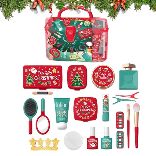 PVC Make -Up Set Für Die Kleinen -Rolle - Spielzeug | Schmink-Set Für Die Kleinen | Make-Up Spielzeug Für Kinder, Jugendliche, Familie, Tochter, Enkelin, Enkelin, Freunde von Generisch