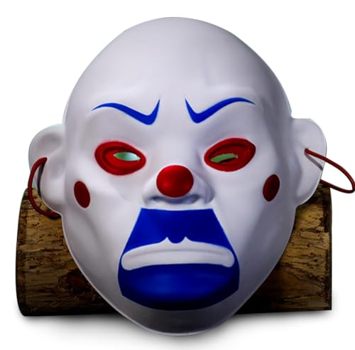PVC The Knight Robber Jokers Clown Maske für Halloween Party Kostüm Requisiten PVC The Knight Robber Jokers Clown Maske für Halloween Party Kostüm Requisiten von Generisch