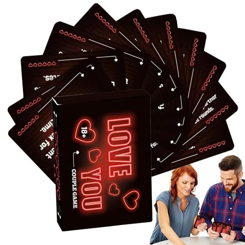 Paar Gesprächskarten, aussagekräftige Paare Frage Date Night Card | Gesprächsstarterkarten mit polierten Oberflächen für Ferien, Date Nights, Lange Autofahrten und Schlafzimmer von Generisch