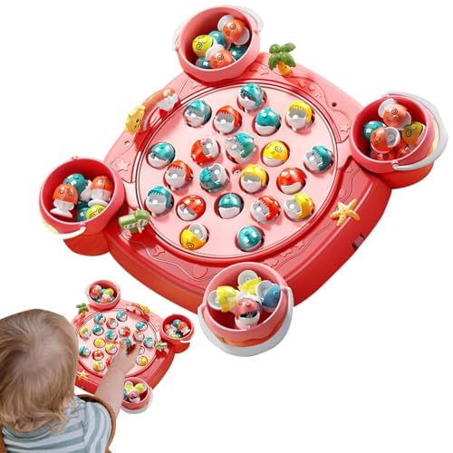 Pädagogische Angelspielzeuge, Angel-Lernspiele - Magnetisches Angelspielzeug, Lernspielzeug für Kinder mit Musik,Rotierendes Brett-Partyspiel, Motorik-Angelspiele für die frühe Bildung Pädagogische Angelspielzeuge, Angel-Lernspiele - Magnetisches Angelspielzeug, Lernspielzeug für Kinder mit Musik,Rotierendes Brett-Partyspiel, Motorik-Angelspiele für die frühe Bildung von Generisch