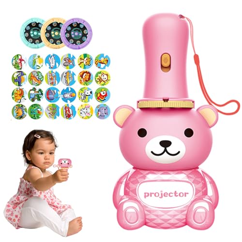Pädagogisches Lernen Nachtlicht | Bären-Form-Projektorlampe mit 24 Mustern | Kids Nightlight Toy für Schlafzimmer, Geburtstag, Weihnachten, Neujahr, Kindergarten, frühe Bildung, Schlafhilfe Pädagogisches Lernen Nachtlicht | Bären-Form-Projektorlampe mit 24 Mustern | Kids Nightlight Toy für Schlafzimmer, Geburtstag, Weihnachten, Neujahr, Kindergarten, frühe Bildung, Schlafhilfe von Generisch