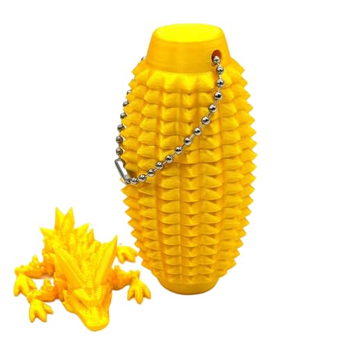 Pain Stimming Fidget Keychain | Spiky Keyring Sensory Toys | 3D-Gedruckter Diamantdrache Schlüsselanhänger Stacheln Griffstimulation | Pain-Stimming-Fidget Roller Spielzeug für Erwachsene Pain Stimming Fidget Keychain | Spiky Keyring Sensory Toys | 3D-Gedruckter Diamantdrache Schlüsselanhänger Stacheln Griffstimulation | Pain-Stimming-Fidget Roller Spielzeug für Erwachsene von Generisch