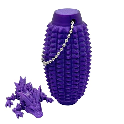 Pain Stimming Fidget Keychain | Spiky Keyring Sensory Toys | 3D-Gedruckter Diamantdrache Schlüsselanhänger Stacheln Griffstimulation | Pain-Stimming-Fidget Roller Spielzeug für Erwachsene Pain Stimming Fidget Keychain | Spiky Keyring Sensory Toys | 3D-Gedruckter Diamantdrache Schlüsselanhänger Stacheln Griffstimulation | Pain-Stimming-Fidget Roller Spielzeug für Erwachsene von Generisch