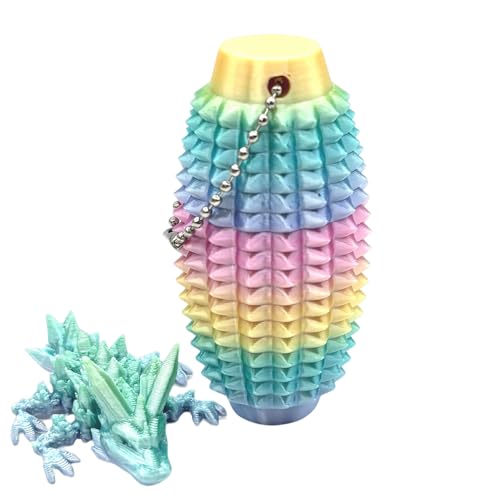Pain Stimming Fidget Keychain | Spiky Keyring Sensory Toys | 3D-Gedruckter Diamantdrache Schlüsselanhänger Stacheln Griffstimulation | Pain-Stimming-Fidget Roller Spielzeug für Erwachsene Pain Stimming Fidget Keychain | Spiky Keyring Sensory Toys | 3D-Gedruckter Diamantdrache Schlüsselanhänger Stacheln Griffstimulation | Pain-Stimming-Fidget Roller Spielzeug für Erwachsene von Generisch