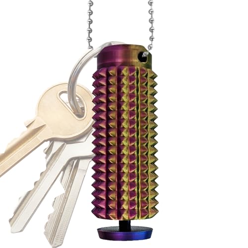 Pain Stimming Fidget Keychain | Spiky Keyring Sensory Toys | 3D-Gedruckter Schlüsselanhänger mit Stacheln zur Griffstimulation | Pain-Stimming-Fidget Roller Spielzeug für Jugendliche & Erwachsene Pain Stimming Fidget Keychain | Spiky Keyring Sensory Toys | 3D-Gedruckter Schlüsselanhänger mit Stacheln zur Griffstimulation | Pain-Stimming-Fidget Roller Spielzeug für Jugendliche & Erwachsene von Generisch