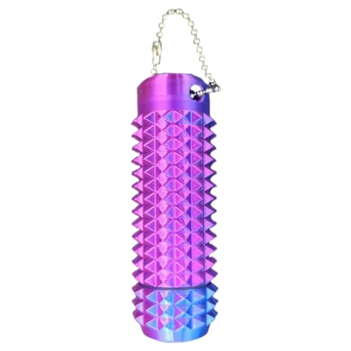 Pain Stimming Fidget Keychain | Spiky Keyring Sensory Toys | Pain-Stimming Fidget Roller Spielzeug | Kreativität Schlüsselanhänger Stacheln zur Griffstimulation für Erwachsene von Generisch