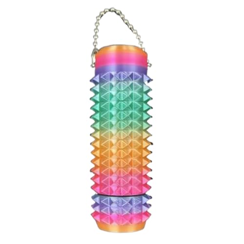 Pain Stimming Fidget Keychain | Spiky Keyring Sensory Toys | Pain-Stimming Fidget Roller Spielzeug | Kreativität Schlüsselanhänger Stacheln zur Griffstimulation für Erwachsene Pain Stimming Fidget Keychain | Spiky Keyring Sensory Toys | Pain-Stimming Fidget Roller Spielzeug | Kreativität Schlüsselanhänger Stacheln zur Griffstimulation für Erwachsene von Generisch