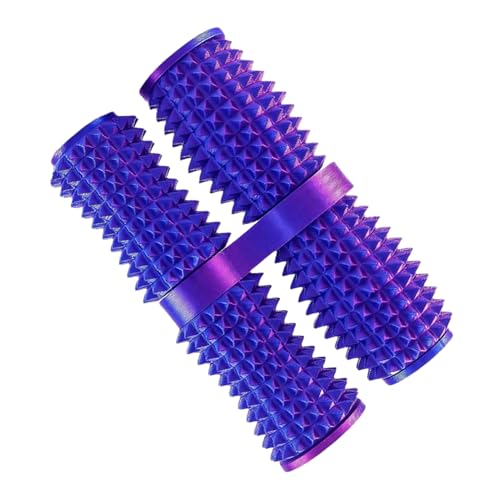 Pain Stimming Fidget Toy | Spiky Keyring Sensory Toys | 3D Gedruckter Schlüsselanhänger Stacheln Griffstimulation Roller | Pain Stimming Fidget Roller Spielzeug für Erwachsene von Generisch