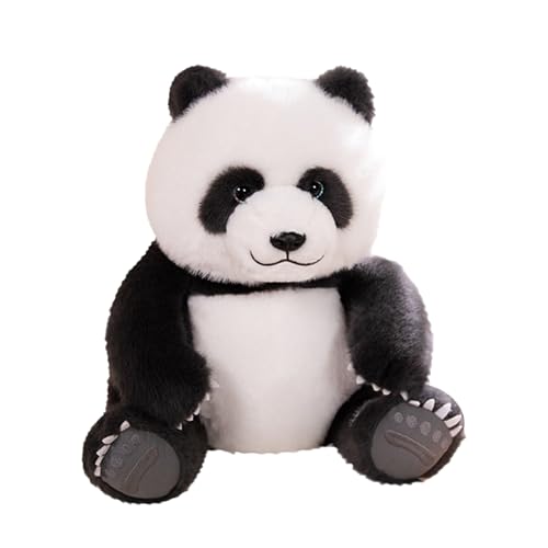 Panda Bear - Panda Plüsch | Tierplüschspielzeug | Tragbarer Spielerischer Begleiter | Lange Anhaltende Tierspielzeug | Huggable Toy Decorative Werfen Kissen Raumdekoration Für Sofa Couch Bett von Generisch