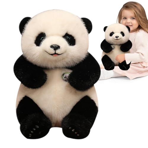 Panda Plüsch – gefüllter Panda | Plüsch-Panda aus Cartoon, weiche Tierpuppe, Plüschbär, Wurfkissen, ästhetische Schlafzimmerdekoration für Mädchen und Panda Plüsch – gefüllter Panda | Plüsch-Panda aus Cartoon, weiche Tierpuppe, Plüschbär, Wurfkissen, ästhetische Schlafzimmerdekoration für Mädchen und von Generisch