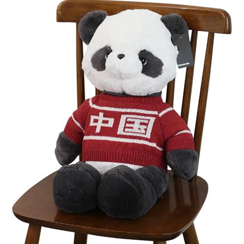 Panda-Schlafkissenpuppe, chinesisches Panda-Wurfkissen, Weiches Plüschtier Panda Stofftier, Wurfkissen mit Pullover zum Schlafen und Umarmen, Raumdekoration für Geburtstag und Weihnachten Panda-Schlafkissenpuppe, chinesisches Panda-Wurfkissen, Weiches Plüschtier Panda Stofftier, Wurfkissen mit Pullover zum Schlafen und Umarmen, Raumdekoration für Geburtstag und Weihnachten von Generisch