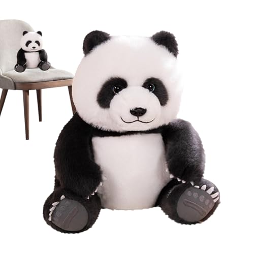 Pandabär Stofftier,Stoffpandabär | Weiches Tier-Plüschtier, süße Panda-Puppe, 30 cm | Umarmbares Spielzeug, dekorative Plüschtiere, Wurfkissen, Raumdekoration für Sofa, Couch, Bett, Auto-Innenraum Pandabär Stofftier,Stoffpandabär | Weiches Tier-Plüschtier, süße Panda-Puppe, 30 cm | Umarmbares Spielzeug, dekorative Plüschtiere, Wurfkissen, Raumdekoration für Sofa, Couch, Bett, Auto-Innenraum von Generisch