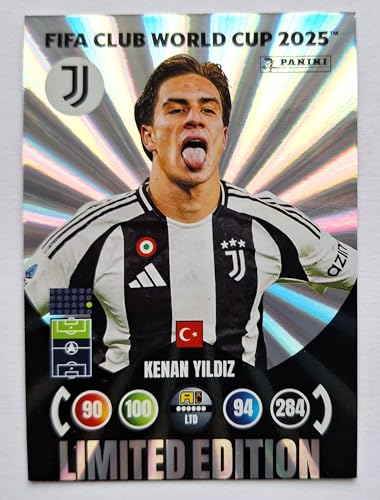 Panini Adrenalyn XL Club World Cup 2025 - Kenan Yildiz Limited Edition Trading Card NEU von Generisch