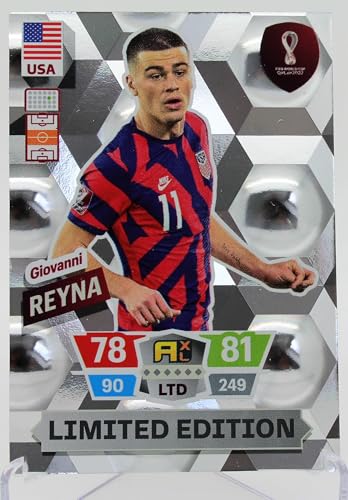 Panini Adrenalyn XL World Cup 2022 - Giovanni Reyna USA Limited Edition Trading Card NEU Panini Adrenalyn XL World Cup 2022 - Giovanni Reyna USA Limited Edition Trading Card NEU von Generisch