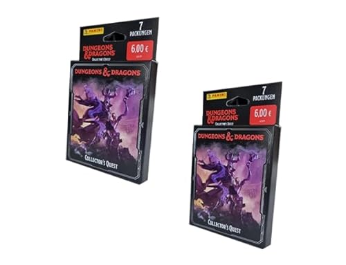 Panini Dungeons & Dragons Hybrid Stickerserie | 2X Eco Blister je 7X Stickertüten von Generisch