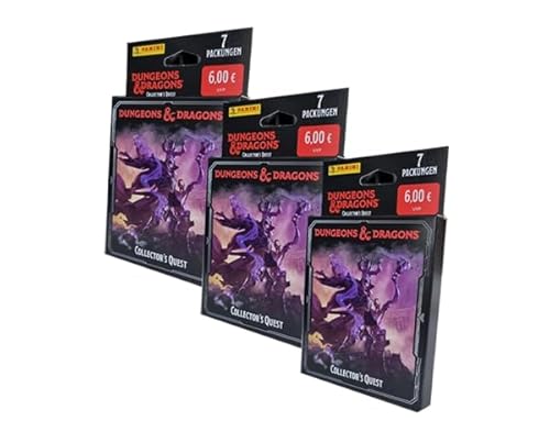 Panini Dungeons & Dragons Hybrid Stickerserie | 3X Eco Blister je 7X Stickertüten von Generisch
