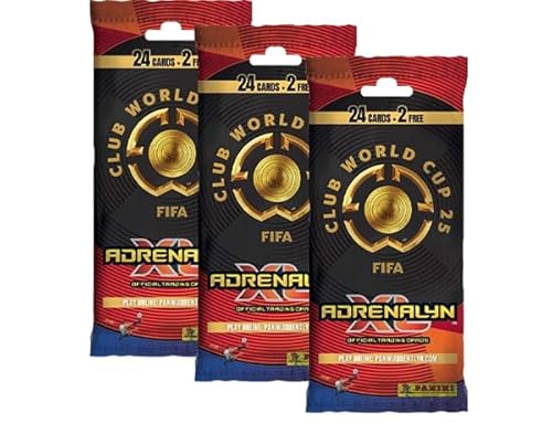 Panini FIFA Fussball Club WM World Cup Weltmeisterschaft 2025 Trading Cards | 3X Fat Pack Booster Panini FIFA Fussball Club WM World Cup Weltmeisterschaft 2025 Trading Cards | 3X Fat Pack Booster von Generisch