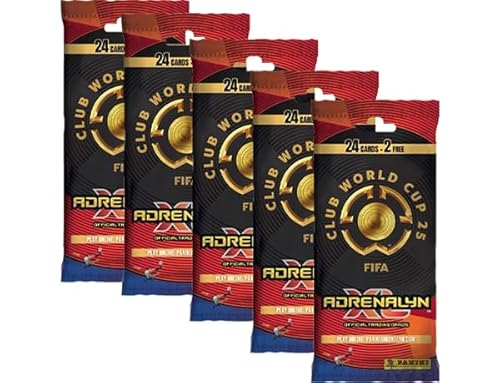 Panini FIFA Fussball Club WM World Cup Weltmeisterschaft 2025 Trading Cards | 5X Fat Pack Booster Panini FIFA Fussball Club WM World Cup Weltmeisterschaft 2025 Trading Cards | 5X Fat Pack Booster von Generisch