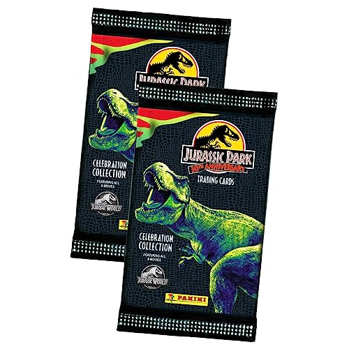 Panini Jurassic Park Karten - 30TH Anniversary Trading Cards (2023) - 2 Booster Sammelkarten von Generisch