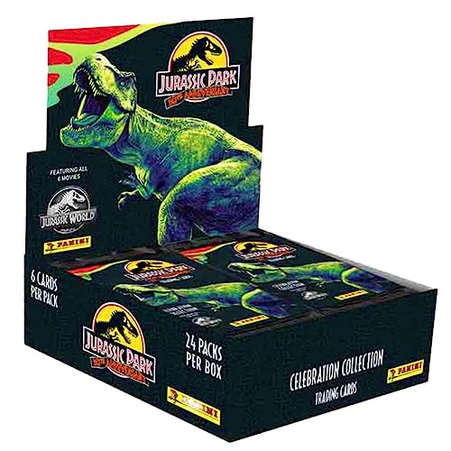 Panini Jurassic Park Karten - 30TH Anniversary Trading Cards (2023) - Sammelkarten - Auswahl (1 Display) von Generisch