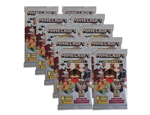 Panini Minecraft Trading Cards Serie 4 „Challenges / 10x Booster (Deutsche Version) von Generisch