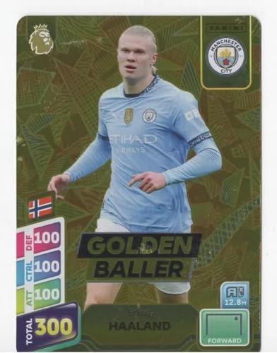 Panini Premier League Plus 2024 2025 Erling Haaland Golden Baller Sammelkarte von Generisch