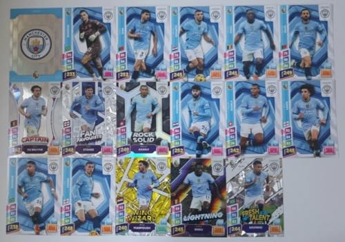Panini Premier League Plus 2024 2025 Manchester City Base Team Karten Panini Premier League Plus 2024 2025 Manchester City Base Team Karten von Generisch