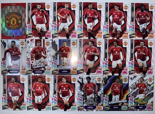 Panini Premier League Plus 2024 2025 Manchester United Base Team Karten Panini Premier League Plus 2024 2025 Manchester United Base Team Karten von Generisch