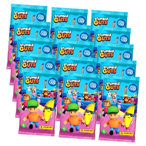 Panini Stumble Guys Karten Serie 1 - Sammelkarten Trading Cards (2024) - 15 Booster von Generisch