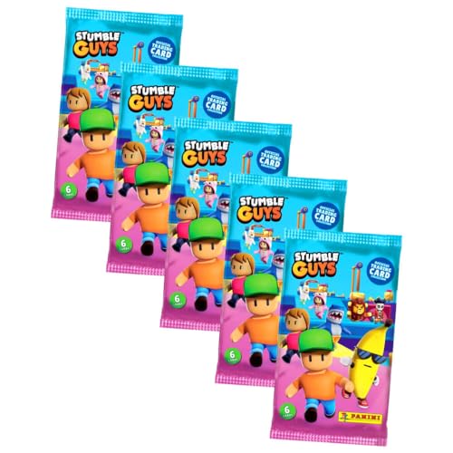 Panini Stumble Guys Karten Serie 1 - Sammelkarten Trading Cards (2024) - 5 Booster von Generisch